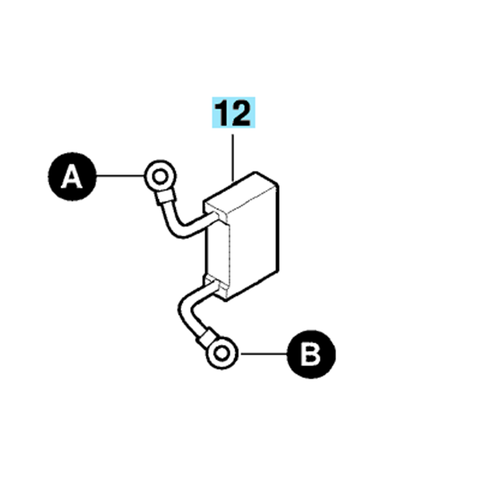 Suppression Capacitor for BOSCH GSS2300 1619PA7636 Power Tool Accessories Electric tools part ► Photo 1/2