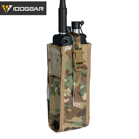 IDOGEAR Tactical Radio Pouch For Walkie Talkie Holder MOLLE MBITR PRC148/152 Airsoft  Tactical Molle Tool Pouch Multicam 3553 ► Photo 1/6