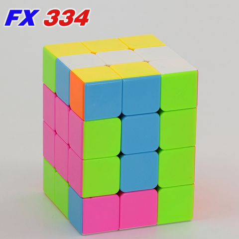 Magic Cube FanXin Puzzle 3x3x4 Cube 334 Stickerless Educational Speed  3*3*4 Twist Wisdom Puzzle Game 433 4x3x3 Magical Cubo Toy ► Photo 1/6