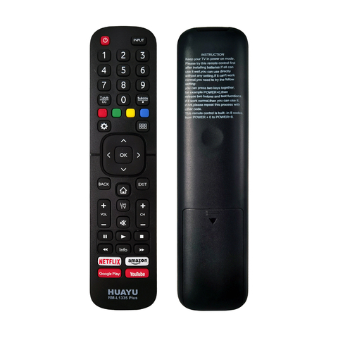 Replacement Remote Control for Hisense Smart TV With NETFLIX YouTube EN2AJ27H EN2BN27H EN2G27 ERF2A60 EN2B27D EN2BB27H ► Photo 1/5