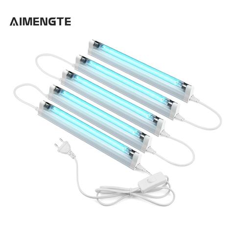 T5 Ultraviolet Lamp Quartz Germicidal Sterilizer LED UV Tube 6W 8W Light Ultra Violet Lighting for Sterilizer Deodor Bar Tube ► Photo 1/6