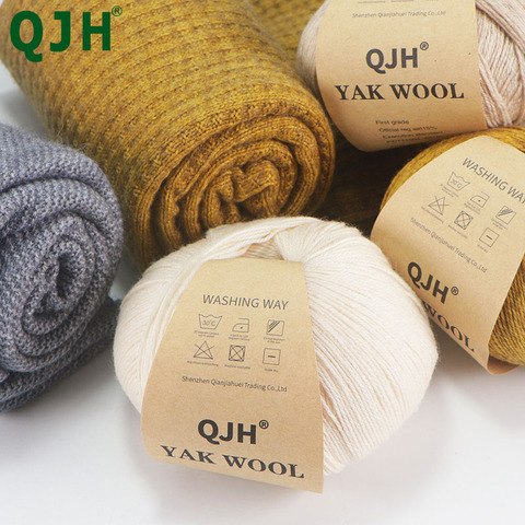 Undyed Natural  Organic Mongolian 100% Yak Wool Yarn For Hand knitting Crochet DIY Soft For Fashion Garments Baby Clothes ► Photo 1/6