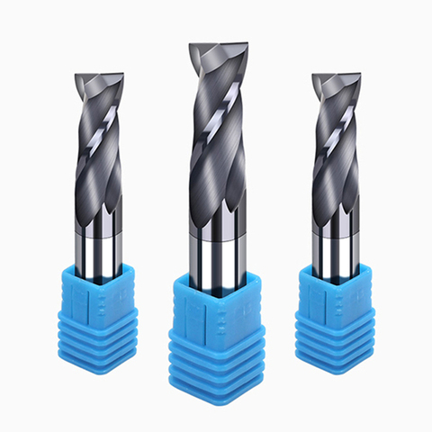 HRC50 Carbide End Mill 1 2 3 4 5 6 8 10 12mm 2Flutes Milling Cutter Cutting Iron Cutter CNC Maching CNC EndMill Milling Cutter ► Photo 1/1