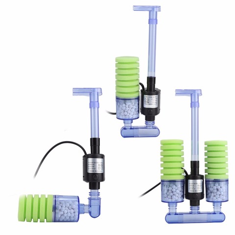 Sponge Filter Aquarium Fish Tank Filter Fish Tank Filters Mini Fish Tank Filter Pump Sponge Aquarium With Submersible Water Pump ► Photo 1/6