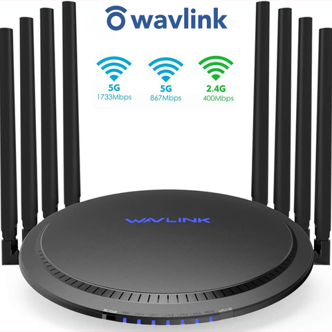 Wavlink Original Gigabit Wireless Wifi Router High Speed WiFi Range Extender 5Ghz WiFi Repeater High Gain Antennas Easy setup ► Photo 1/6