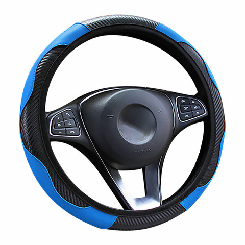 Leather Car Steering Wheel Cover For Nissan Qashqai J10 J11 X Trail T31 T32 Leaf Micra K12 Note Juke Tiida Versa Car Accessories ► Photo 1/6