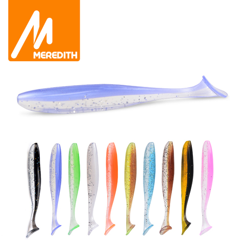 Meredith 13cm 11.5g 4pcs Wobblers Fishing Lures Easy Shiner Swimbaits Silicone Soft Bait Double Color Carp Artificial Soft Lure ► Photo 1/6