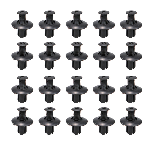 10/20/50pcs Universal Car Bumper Fender 8mm Hole Plastic Rivets Fasteners Screw Car Fastener Clips for Nissan Toyota Focus Kia ► Photo 1/6