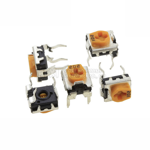 20pcs WH06-2C 100 200 500 1K 2K 5K 10K 20K 50K 100K 200K 500K 1M ohm Trimmer Potentiometer variable resistors WH06 ► Photo 1/6