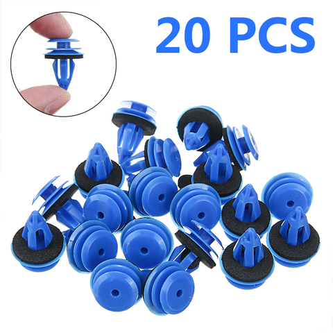 20pcs Plastic Clips Car Door Guard Front Rear Wheel Arch Trim Fastener Clips Kit Fit For Land Rover Evoque ► Photo 1/6