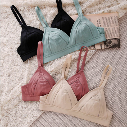 Womens Bra Sexy Lingerie Wireless Triangle Bralette Push Up Bra Seamless bras Tops AA A B C Cup ► Photo 1/6