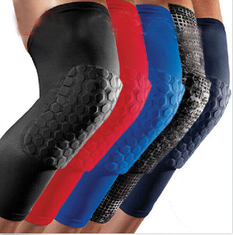 Professional Honeycomb Crashproof Knee Support Protective Sport Gear Leg Knee Pads Breathable Bandage Basketball Knee Brace ► Photo 1/5