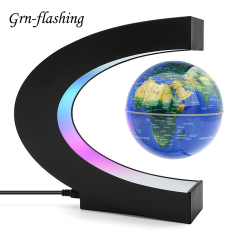 Creative Magnetic Levitation Globe Night Light Floating World Map Ball lamp for Student School Teaching Home Decoration Gift ► Photo 1/6
