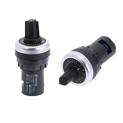 LA42DWQ-22 22mm 1K 2K 5K 10K 200k 100k 50k 20k Ohm Variable Speed Drive Potentiometer vsd pot Resistance Switch ► Photo 1/6