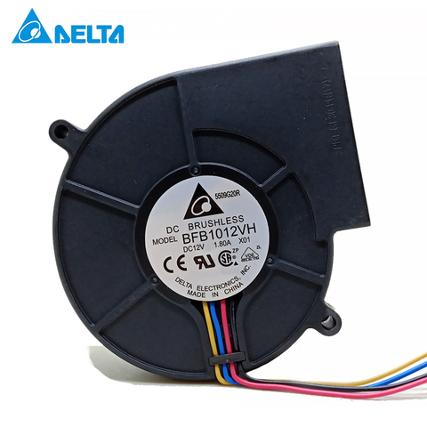 for delta Original  BFB1012VH 9733 turbo centrifugal fan blower 12V 1.80A wind capacity 97*97*33mm ► Photo 1/4