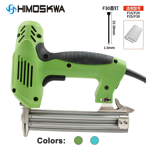 1800W Electric Nailer and Stapler Furniture Staple Gun for Frame with Staples & Nails Carpentry Woodworking Tools 220V ► Photo 1/6