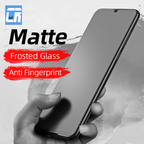 No Fingerprint Matte Tempered Glass for Samsung Galaxy A51 A71 5G A91 A11 A31 A41 M11 A81 A21S A50 Glass on Galaxy Note 10 Lite ► Photo 1/6