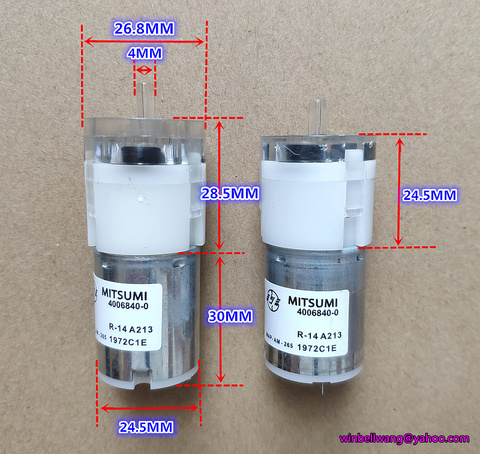 Brand new 370 blood pressure monitor air pump MITSUMI R-14 6V xoygen supply pump micro pressure pump~ ► Photo 1/5