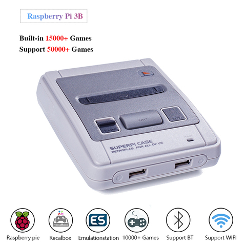 Retroflag SUPERPi CASE-J With Raspberry Pi 3B Video Game Console HDMI Out Retro Gaming Console 15000+ Games Best Chrismas Gift ► Photo 1/6