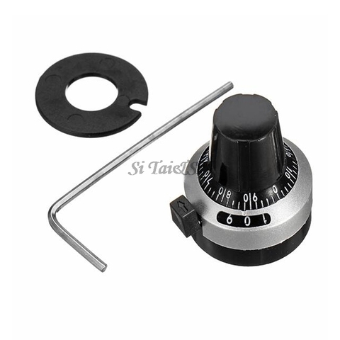 1PCS 3590S 6.35 mm precision scale knob potentiometer knob equipped with multi-turn potentiometer ► Photo 1/2