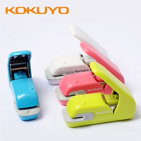 KOKUYO Stapleless Stapler Embossed Type Non-marking Student Portable Office Multi-function Hand-held Stapler Stapled 5/10 Sheets ► Photo 1/6