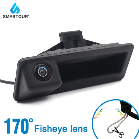 Vehicle HD 1080P Fisheye Lens Car Reverse Backup Trunk Handle Camera For BMW 3 Series 5 Series X5 X6 E46 E39 E60 E70 E82 E90 ► Photo 1/6