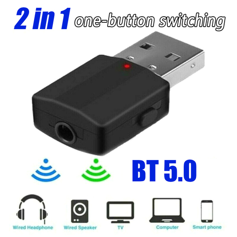 Audio Receiver Transmitter Wireless Bluetooth 5.0 Audio Receiver Transmitter 3.5mm Jack RCA Adapter for TV PC Headphone Tablet ► Photo 1/6