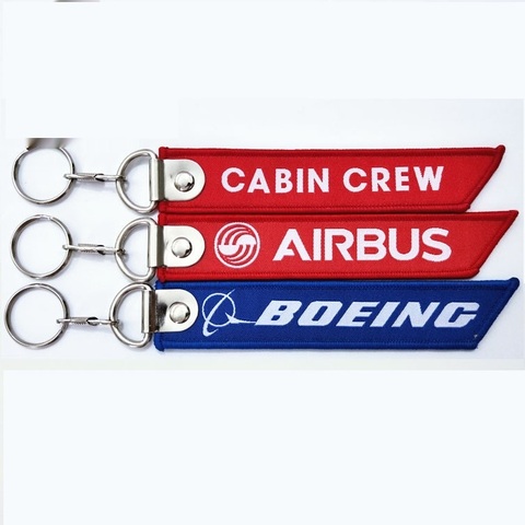 Air Bus Airbus Boeing Passenger Plane Airplane Key Chain Travel Aviation Small Gift ► Photo 1/6