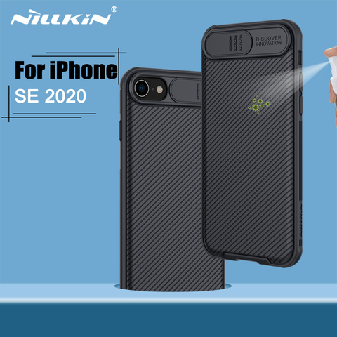 For iPhone SE 2022 Case 4.7'' NILLKIN CamShield Case Slide Camera Protect Privacy Back Cover For iPhone 8 7 For iPhone SE 2 Case ► Photo 1/6