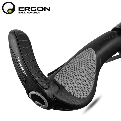 Mountain Bike Handlebar Grips ERGON GP1 GP3 GP5 Bicycle Bar End Mount Clamp Handle Grip Ergonomics Rubber Road Cycling Lock Grip ► Photo 1/6