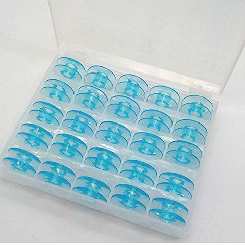 10/20/25PCS bobbins With Box Clear  Plastic Bobbins Pfaff bobbin Home sewing machine 9033P ► Photo 1/2