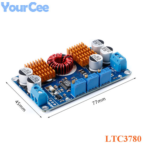 LTC3780 DC-DC Power Supply Module 5-32V to 1V-30V 10A Automatic CC CV Step Up/Down Boost/Buck Regulator Charging Module ► Photo 1/5