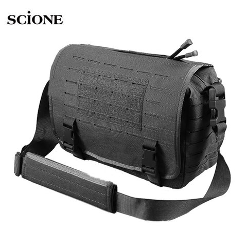 Laser Molle Military Laptop Bag Tactical Bags Computer Backpack Messenger Fanny Belt Shouder Camping Outdoor Sports Pack XA92A ► Photo 1/6