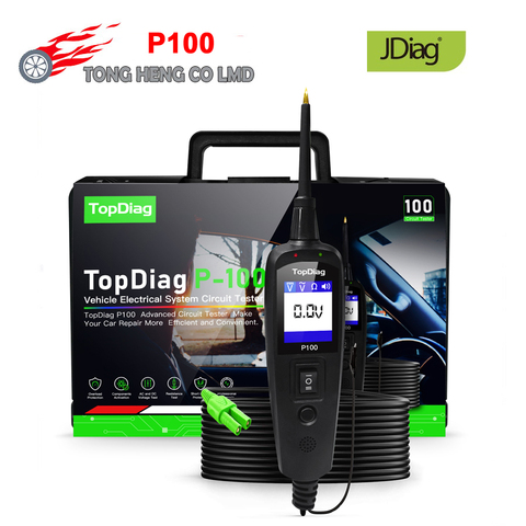 JDiag P100 Power Pro P-100 New Generation Automotive Electrical Circuit System Tester for Cars and Trucks ► Photo 1/6