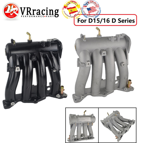 VR - Aluminum D15 D16 D-SERIES Intake Manifold For 1988-2000 HONDA CIVIC CRX DEL SOL VR-IM51 ► Photo 1/6