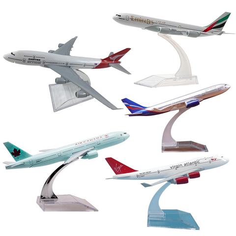 1/400 16cm Kids Plane Model Toy A330 Diacast Airliner Plane Model Collectible with Base Education Kids Toy Gift New ► Photo 1/6