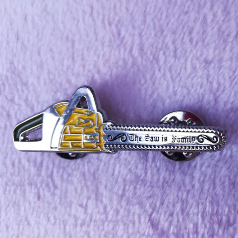 The Saw Is Family Enamel Pin American slasher film inspired brooch ► Photo 1/2