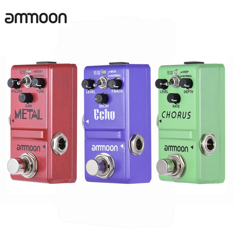 ammoon Series Guitar Effect Pedal Distortion/ Delay/ Chorus Effects Guitar Pedal  True Bypass Guitar Accessories ► Photo 1/6