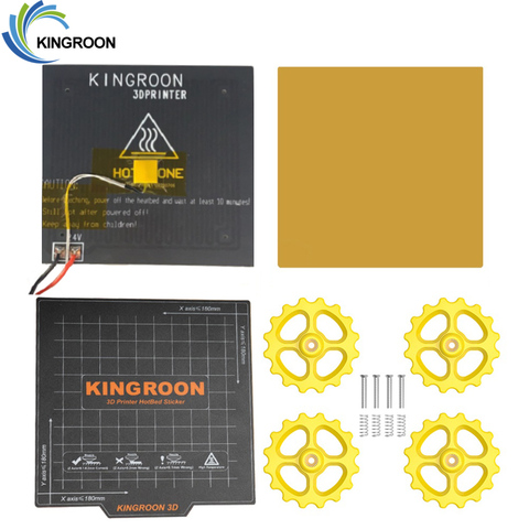 KingRoon 1set 24V Heatbed HotBed Exclusive Plate and Blue Magnetic sheet pad Leveling Module for KP3S 3D Printers ► Photo 1/6