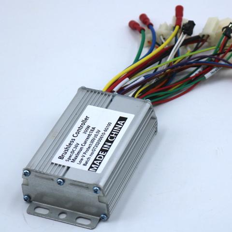 GREENTIME 36V 350W BLDC Motor Controller E-bike Brushless Speed Driver Dual Mode Sensor/Sensorless Controller ► Photo 1/3