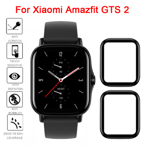 Buy Online 2pcs Protective Film For Amazfit Gts 2 Full Cover 3d Curved Composite Flexible Screen Protector For Xiaomi Amazfit Gts Watch Alitools