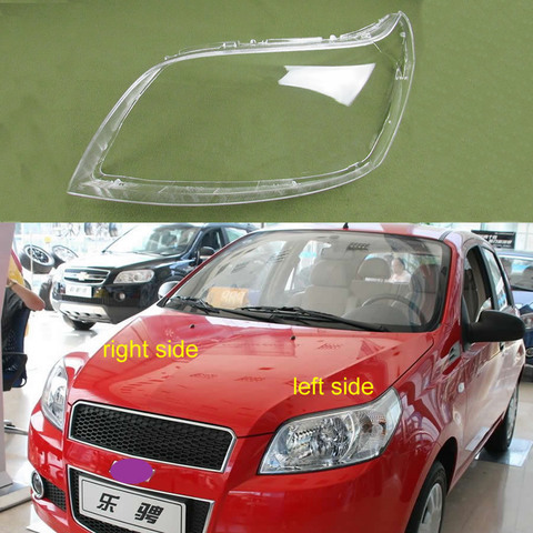 Transparent Lampshade Lamp Shade Front Headlight Shell Headlamp Cover Glass For Chevrolet  Aveo 2009 2010 2011 ► Photo 1/6