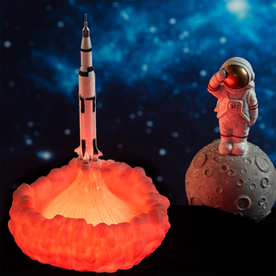 Large Astronaut Space Shuttle Lamp Moon lamps LED Night Light Space Rocket Lover 