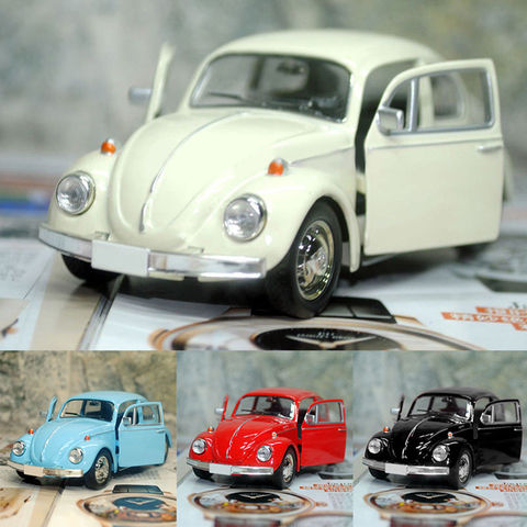 New Lovely Vintage Beetle Car Children Toy Diecast Pull Back Car Model Children Gift BoysToy Decor Cute Figurines ► Photo 1/6