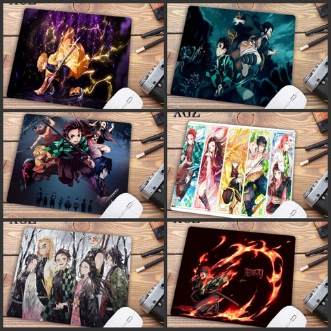 XGZ Big Promotion Anime Demon Slayer Kimetsu No Yaiba Design Pattern Game Mousepad Free Shipping 22X18CM Mouse Pad Keyboards Mat ► Photo 1/6