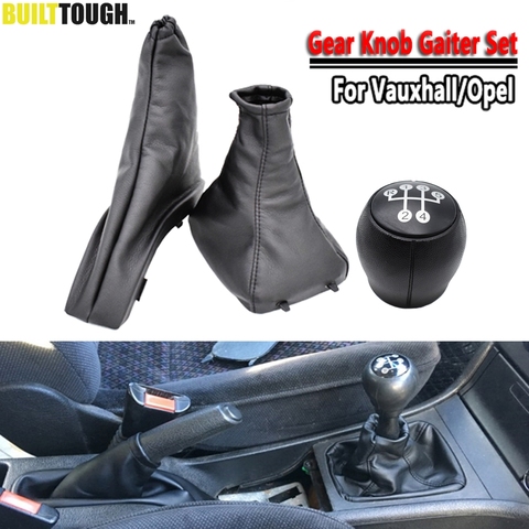Gear Shift Knob Parking Handbrake Gaiter Boot Cover Case Collar For Vauxhall/Opel Astra II G 1998 1999 2000 2001 2002 2003-2010 ► Photo 1/6