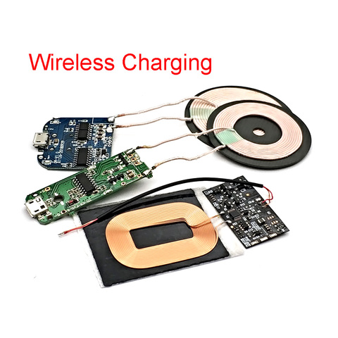 New Qi Fast Wireless Charger PCBA Circuit Board Transmitter Module + Coil Charging High Quality Qi Wireless Charging Standard ► Photo 1/5