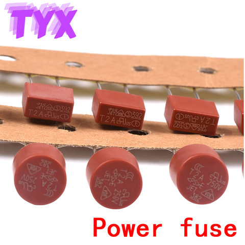 20PCS 392 Square 382 Round Fuse T0.5AT1AT2AT3.15AT4AT6.3A 250V TV Power Supply LCD Power Board Water Purifier Plastic Insurance ► Photo 1/4