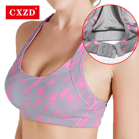 CXZD Sexy Sports Bra Top for Fitness Women Push Up Cross Straps Running Gym Femme Wear Padded Underwear Crop Tops Female ► Photo 1/6