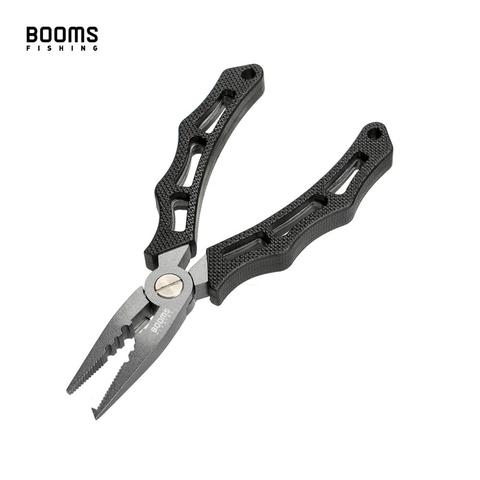 Booms Fishing F07 Stainless Steel Fish Fishing Plier Cut Split Pliers With Sheath Lanyard ► Photo 1/6